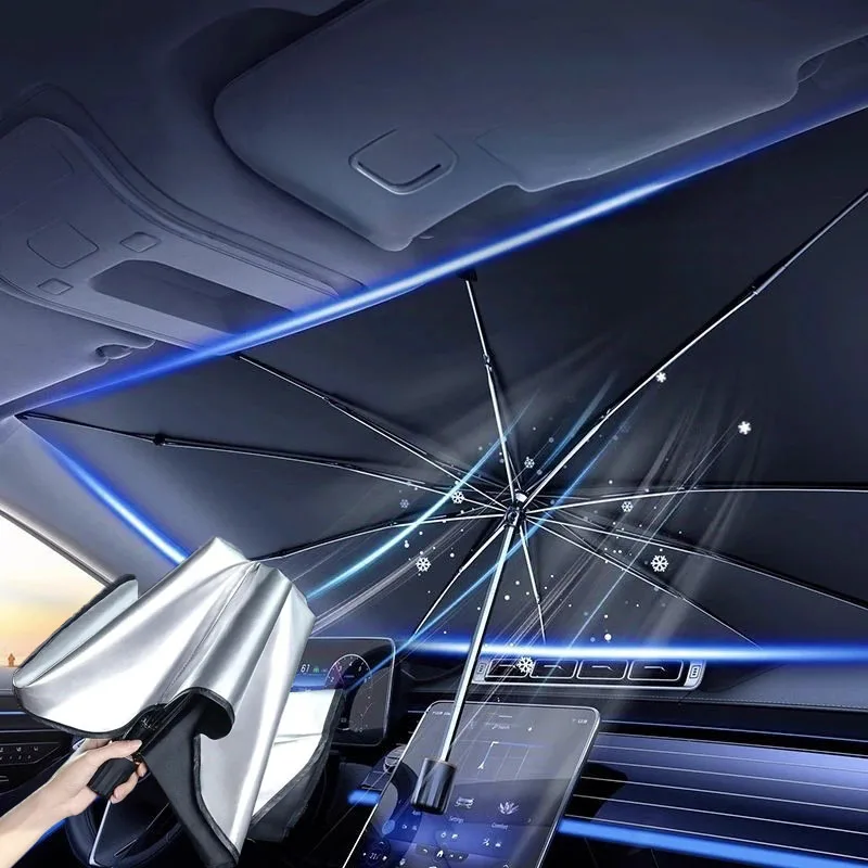 Car Sunshade Windshield Umbrella Foldable - Car Sunshade Windshield Umbrella Front Sun