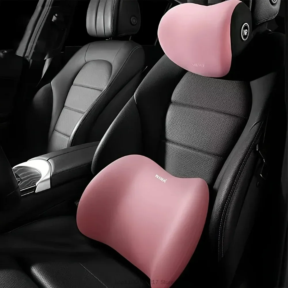 Memory Foam Car Neck Pillow Lumbar Support - Universal Car Headrest Neck Support Pillow,