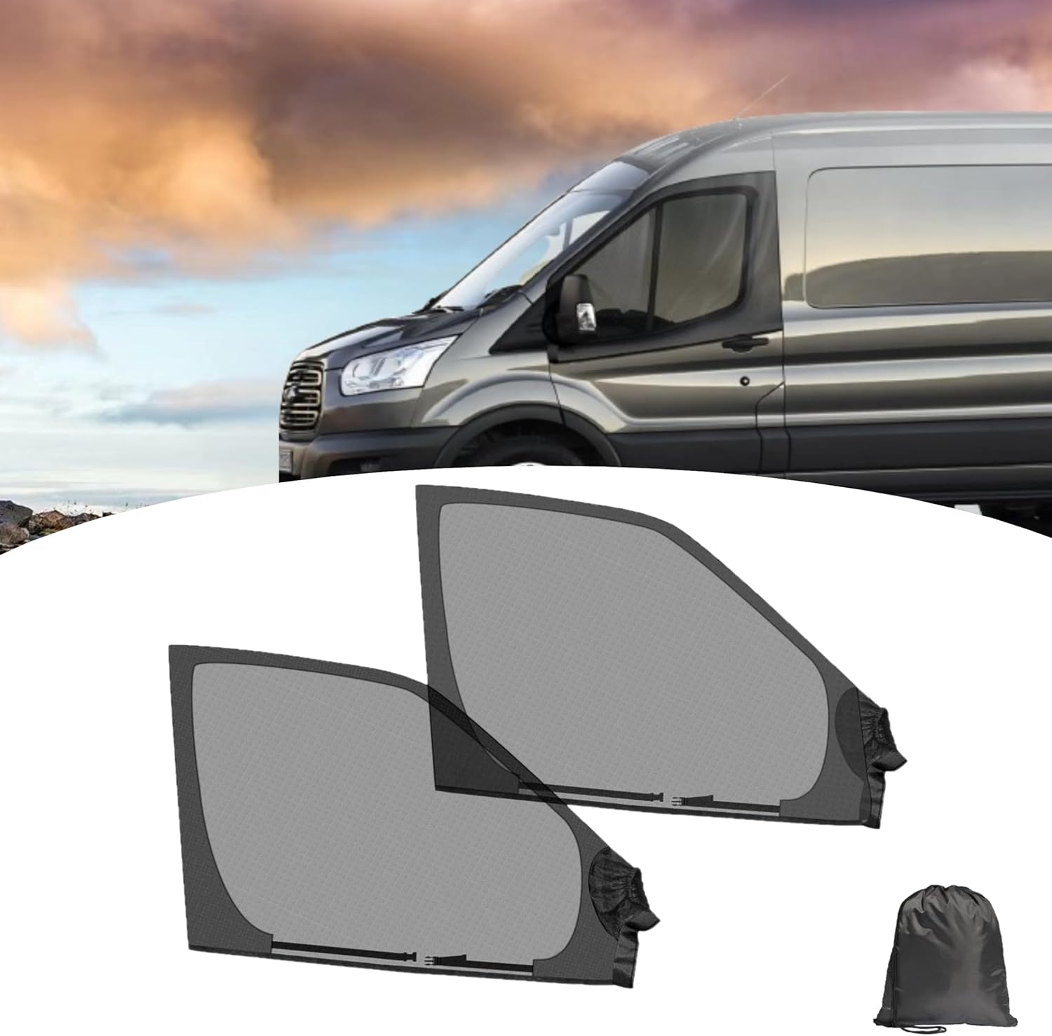 Car Accessories - 2pcs Universal Motorhome Window Bug Screens