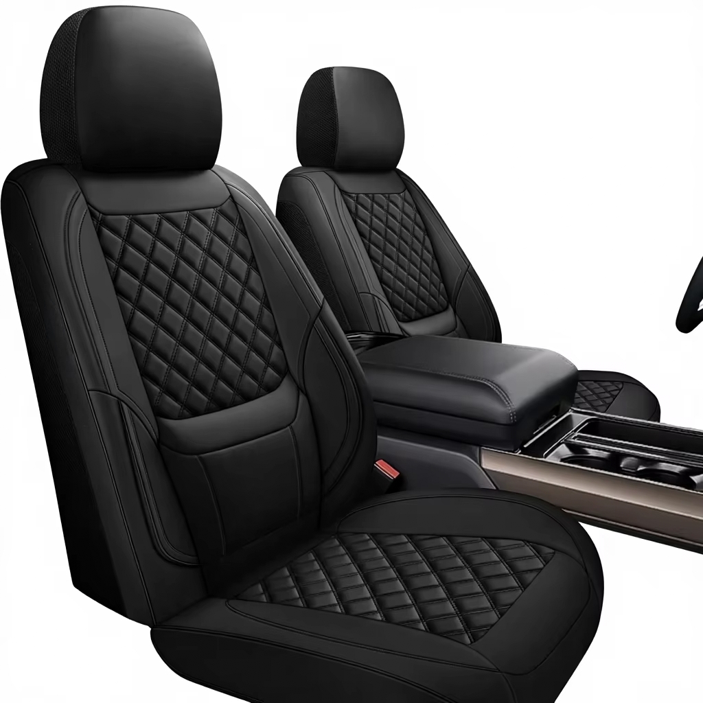 Leather Car Seat Covers Full Set Universal - Wholesale Universal Faux Leather Front and