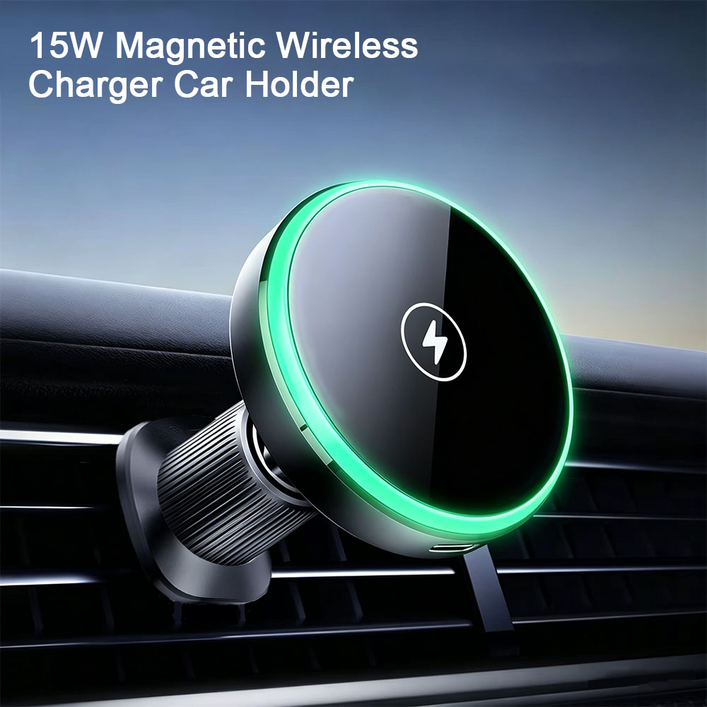 Magnetic Phone Holder For Car Vent - Magnetic Wireless Car Charger Holder with