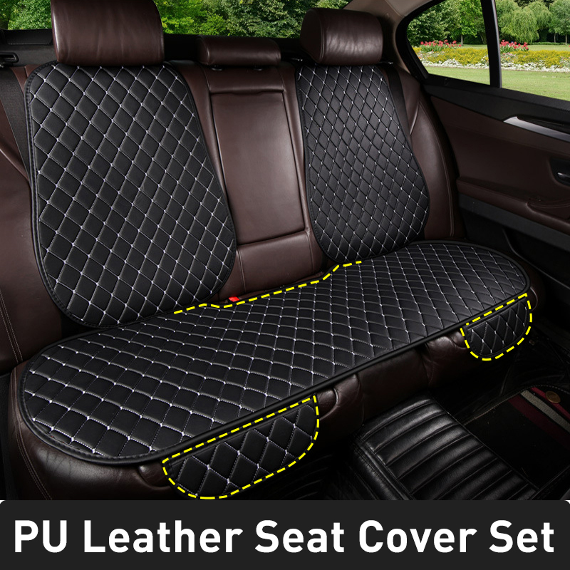 Leather Car Seat Covers Full Set Universal - Karcle PU Leather Car Seat Covers
