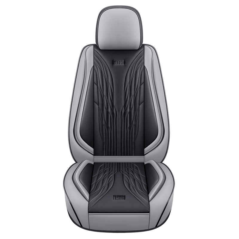 Leather Car Seat Covers Full Set Universal - New Design Luxury Leather Car Seat