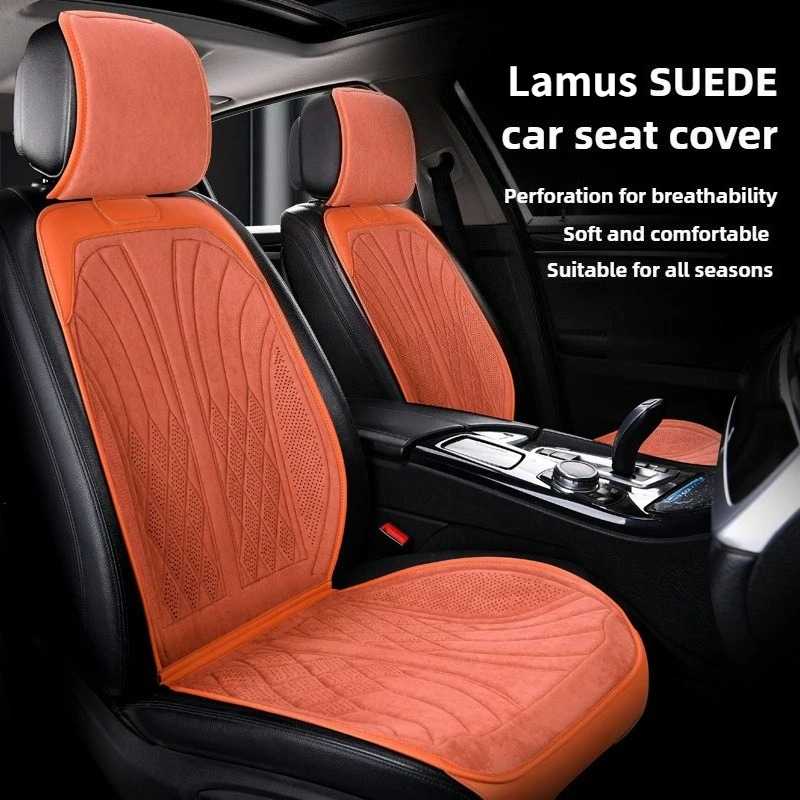 Leather Car Seat Covers Full Set Universal - Luxury Suede Leather Car Seat Protection