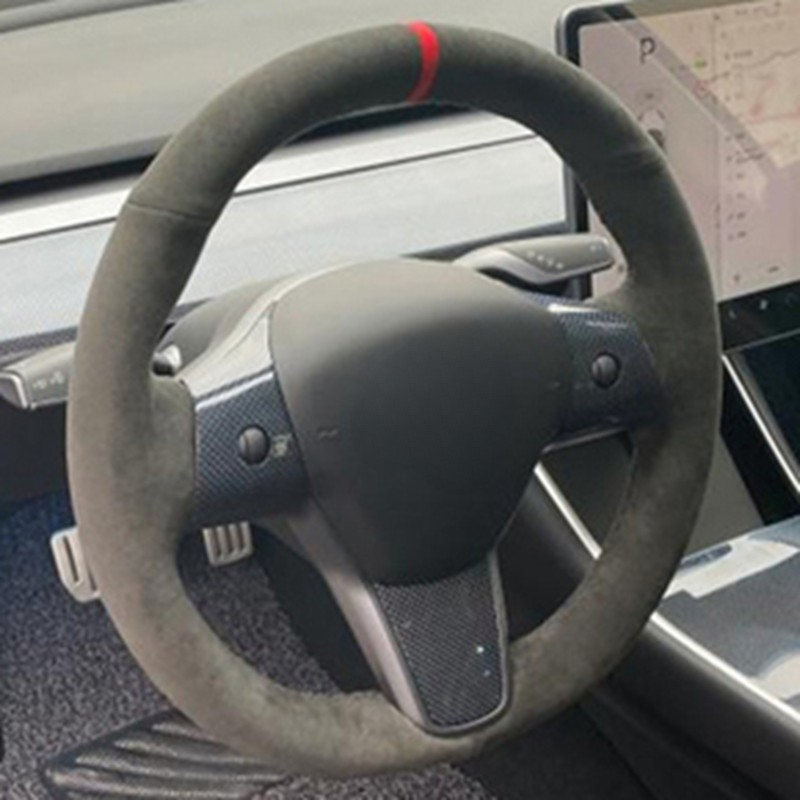 Hand-stitched Anti-Slip Carbon - Car Steering Wheel Cover Anti Slip Breathable ulasan dan harga