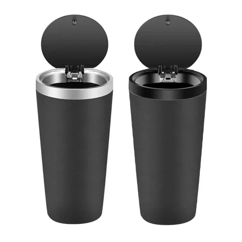 for Cup Holders Storage Compac - Waterproof Car Trash Can With Lid ulasan dan harga