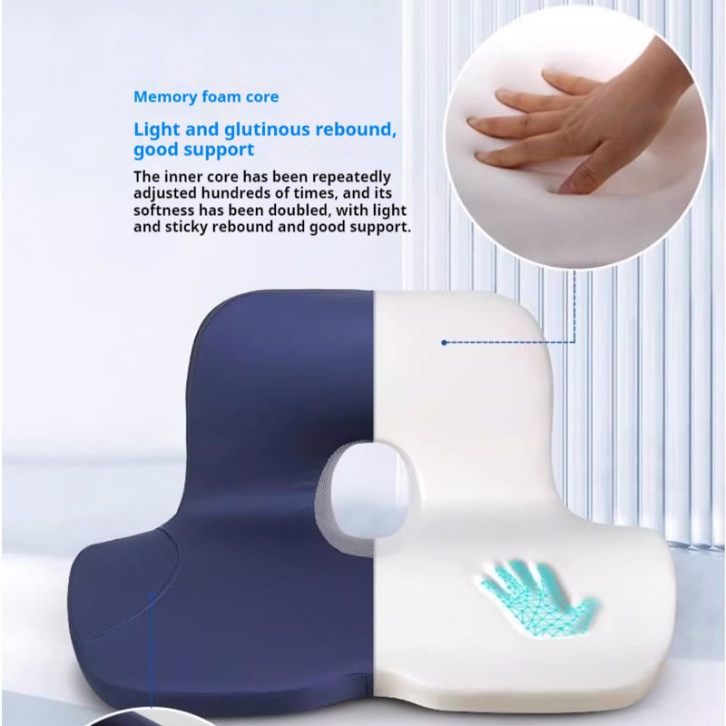 Car Main Driver Seat Booster S - Memory Foam Car Neck Pillow Lumbar Support ulasan dan harga