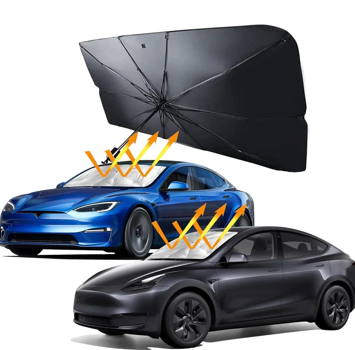 Car Umbrella Sunshade Windshie - Car Sunshade Windshield Umbrella Foldable ulasan dan harga