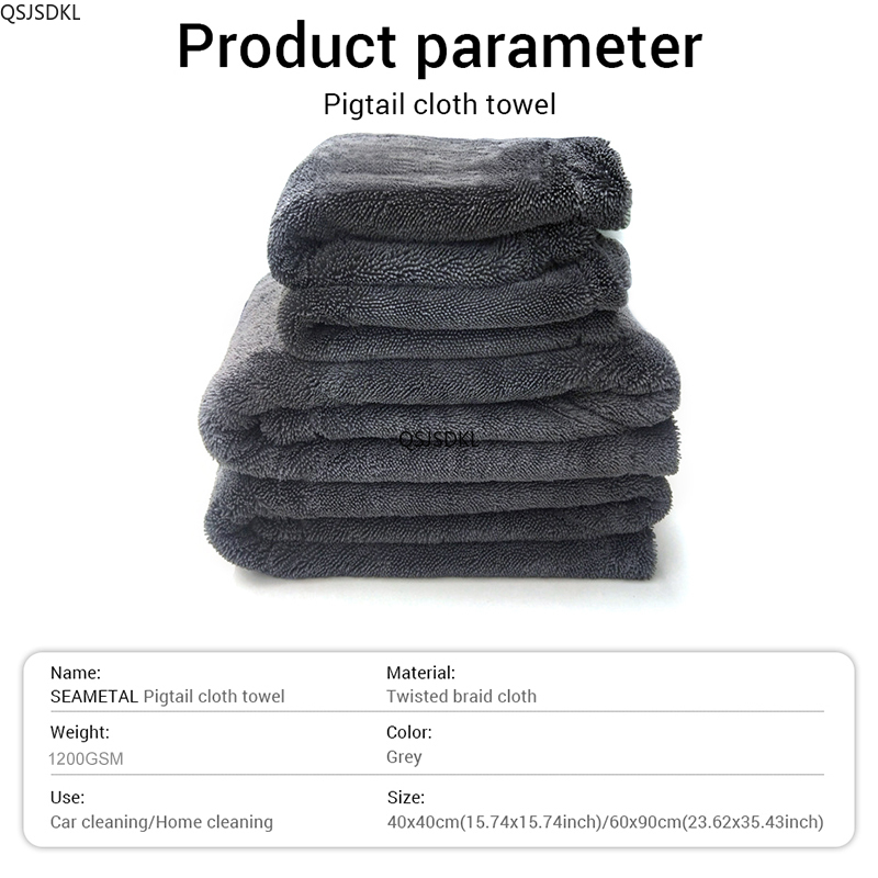 1200GSM/600GSM Microfiber Car  - Microfiber Car Drying Towel Super Absorbent ulasan dan harga