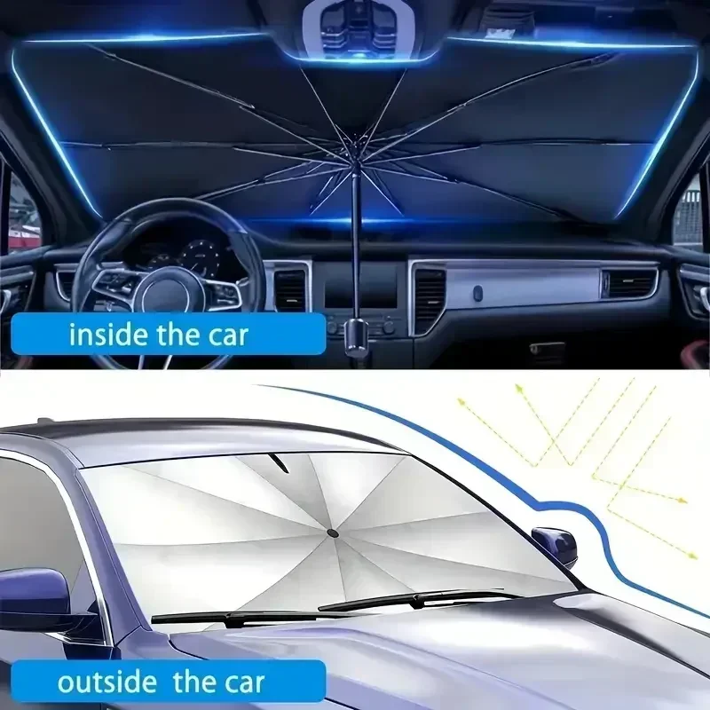 Car Sunshade Windshield Umbrel - Car Sunshade Windshield Umbrella Foldable ulasan dan harga
