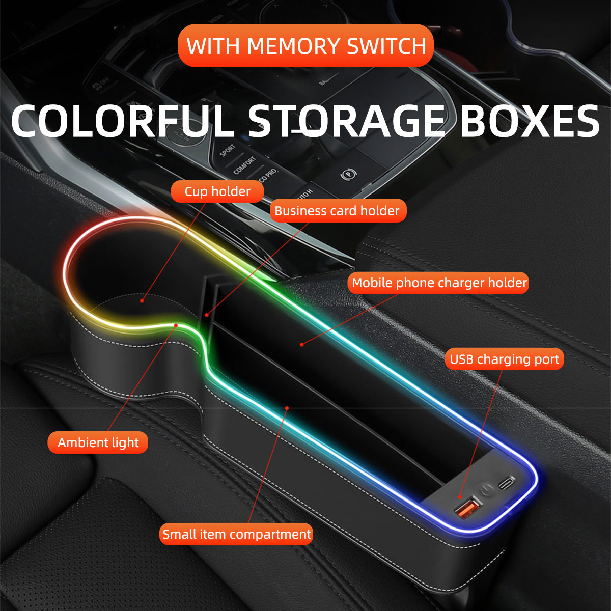 Car Seat Gap Filler Cup Holder - Seat Gap Filler Organizer With Usb Charger ulasan dan harga
