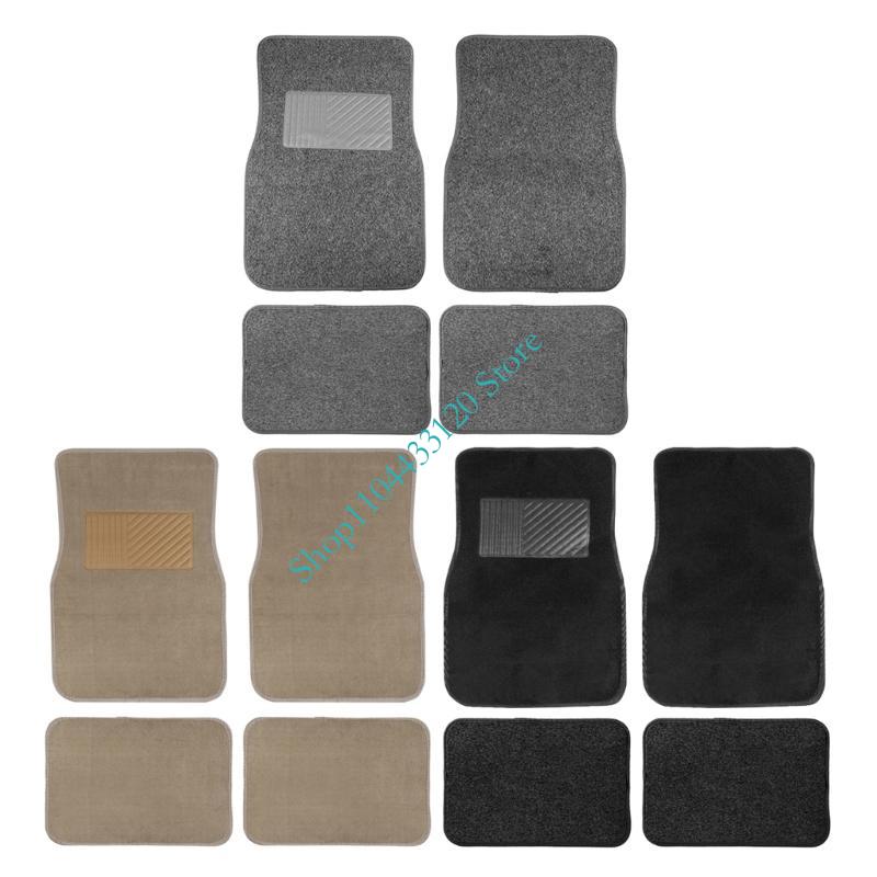 0XXD 4PCS Universal Car Floor  - Car Floor Mats Universal Waterproof Leather ulasan dan harga