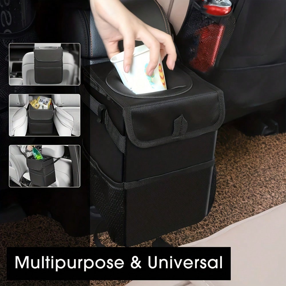 Portable Waterproof Car Trash  - Waterproof Car Trash Can With Lid ulasan dan harga