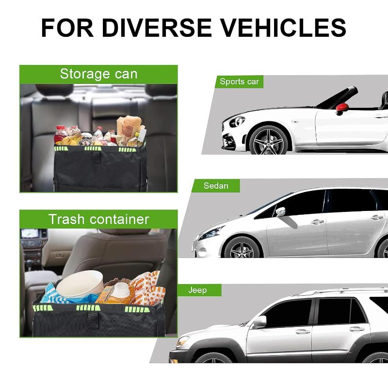 Foldable Car Trash Can With St - Waterproof Car Trash Can With Lid ulasan dan harga
