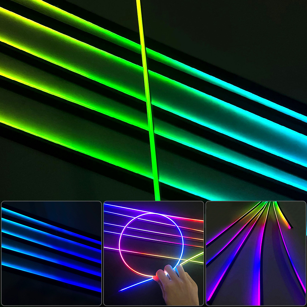 18 in 1 64 Color RGB Symphony  - Led Ambient Interior Car Lights App Control ulasan dan harga