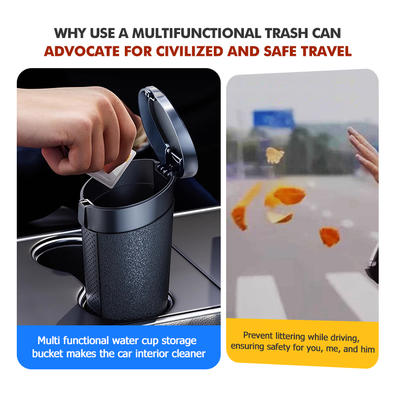 Car Trash Can Durable Waterpro - Waterproof Car Trash Can With Lid ulasan dan harga
