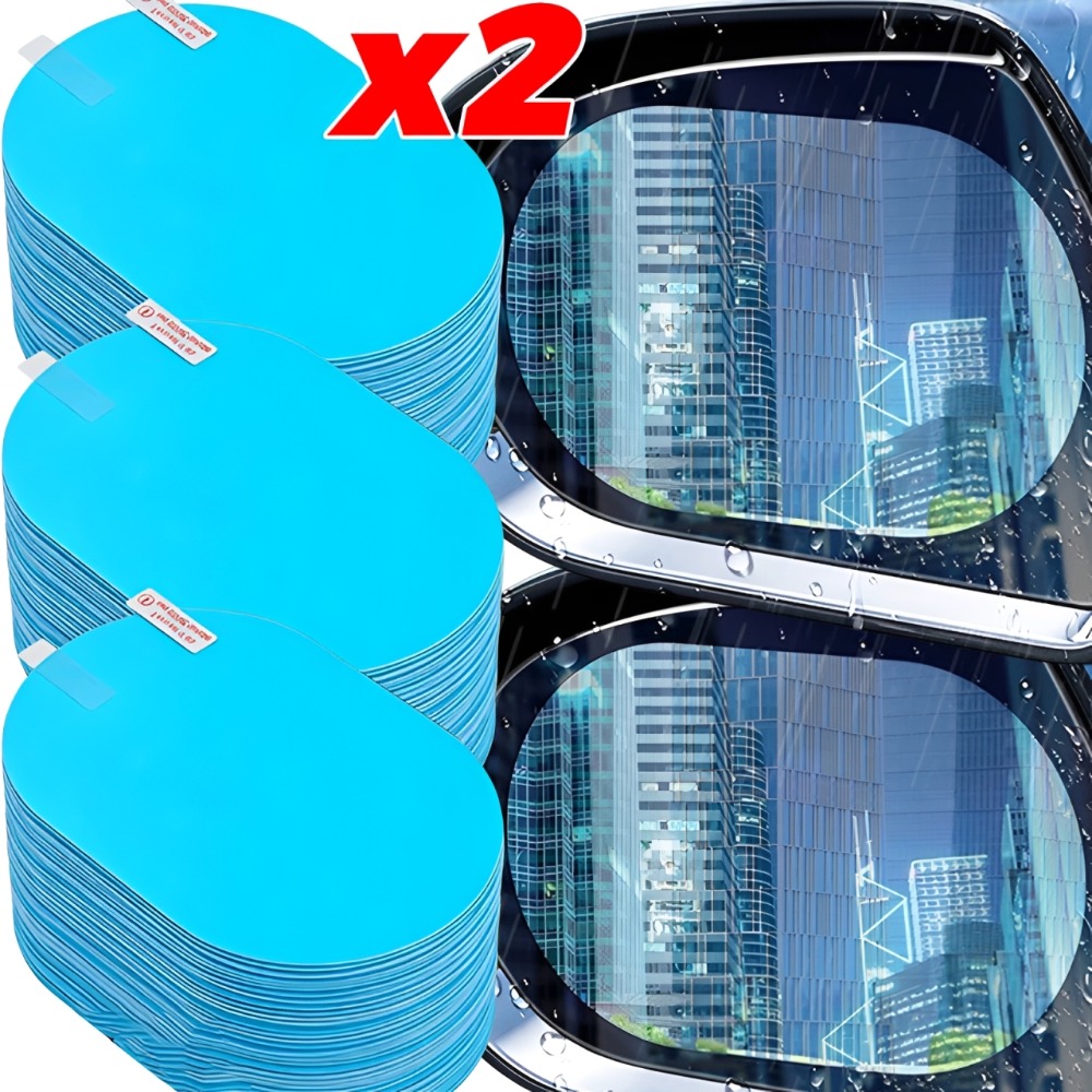 2/1pcs Universal Anti-Fog Anti - Anti Glare Car Rearview Mirror Film ulasan dan harga