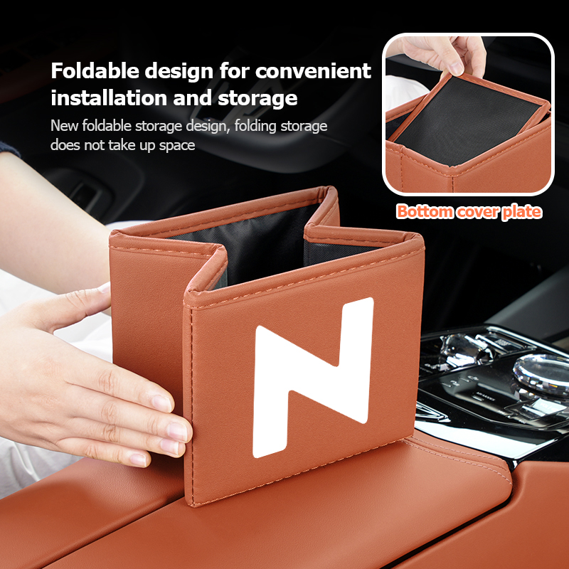 Car Trash Can Foldable Garbage - Waterproof Car Trash Can With Lid ulasan dan harga