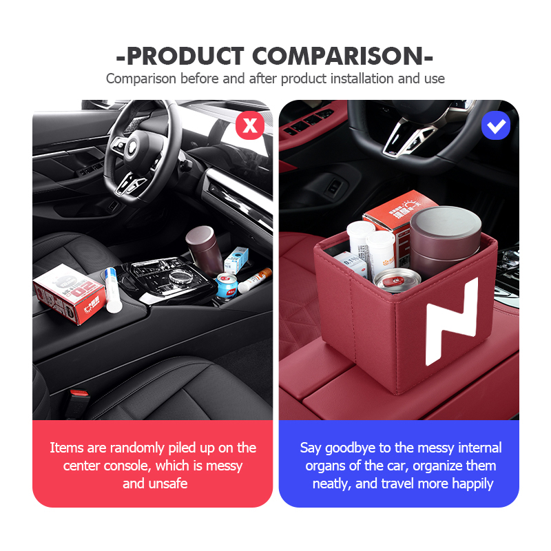 Car Trash Can Foldable Garbage - Waterproof Car Trash Can With Lid ulasan dan harga