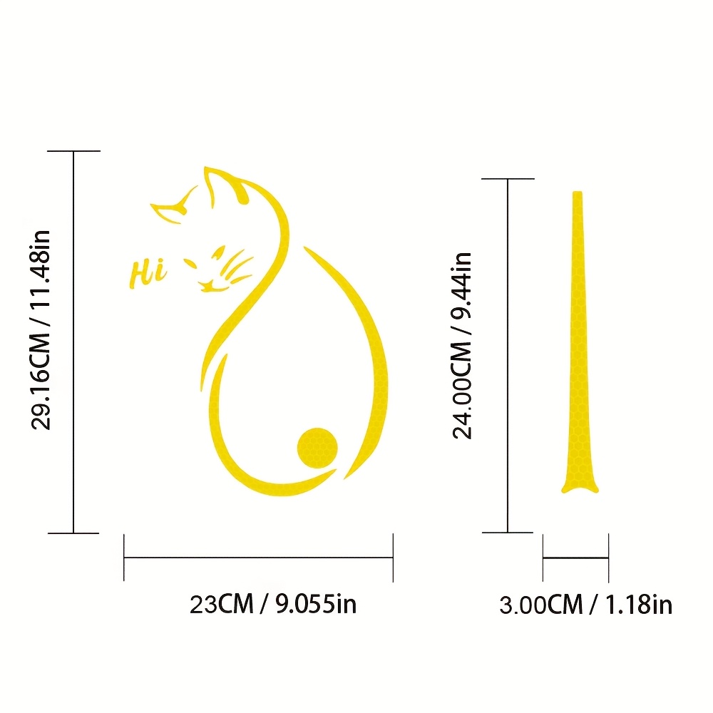 1 piece of car reflective cat  - Anti Glare Car Rearview Mirror Film ulasan dan harga