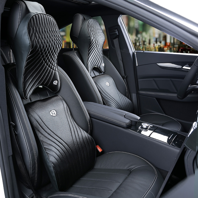 Memory Foam Car Pillow Set Pre - Memory Foam Car Neck Pillow Lumbar Support ulasan dan harga