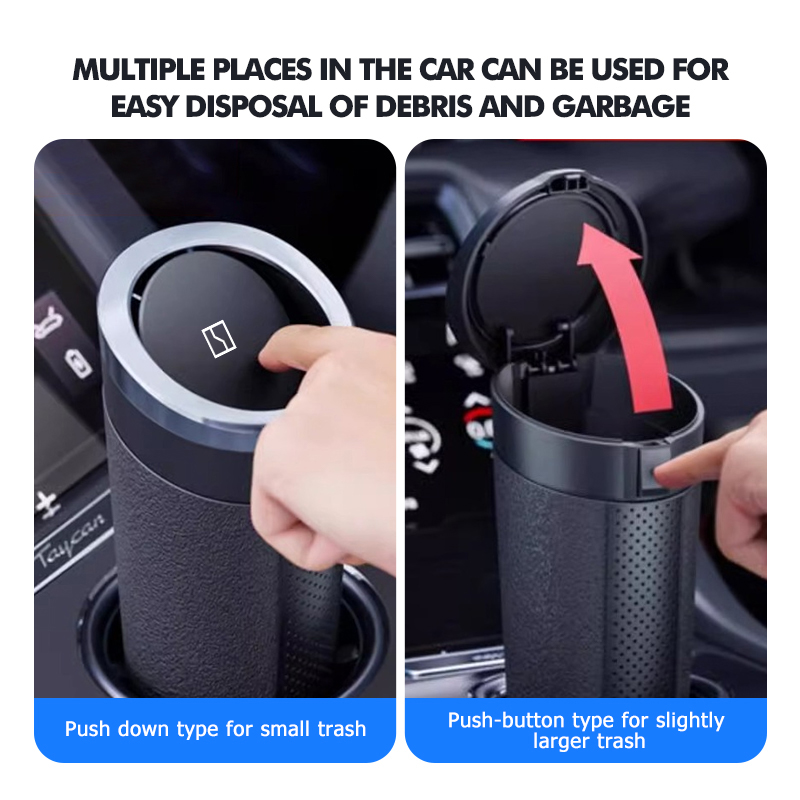 Car Rubbish Container Waterpro - Waterproof Car Trash Can With Lid ulasan dan harga