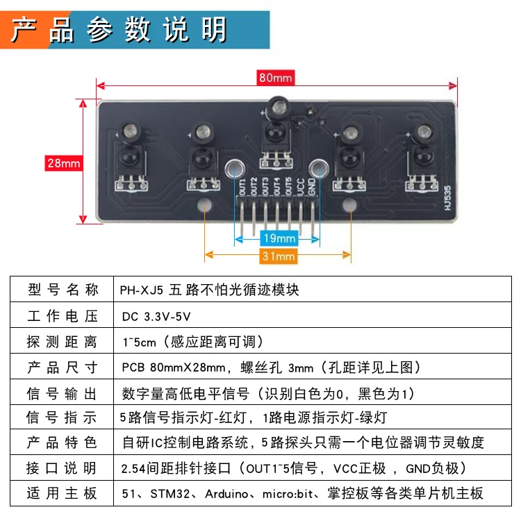 5-Channel Digital Infrared Lin - Car Electronics ulasan dan harga