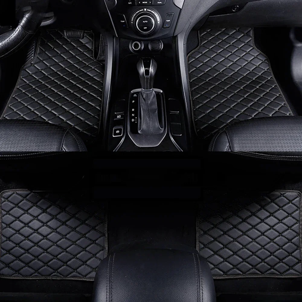 Car Floor Mats 4PCS Universal  - Car Floor Mats Universal Waterproof Leather ulasan dan harga
