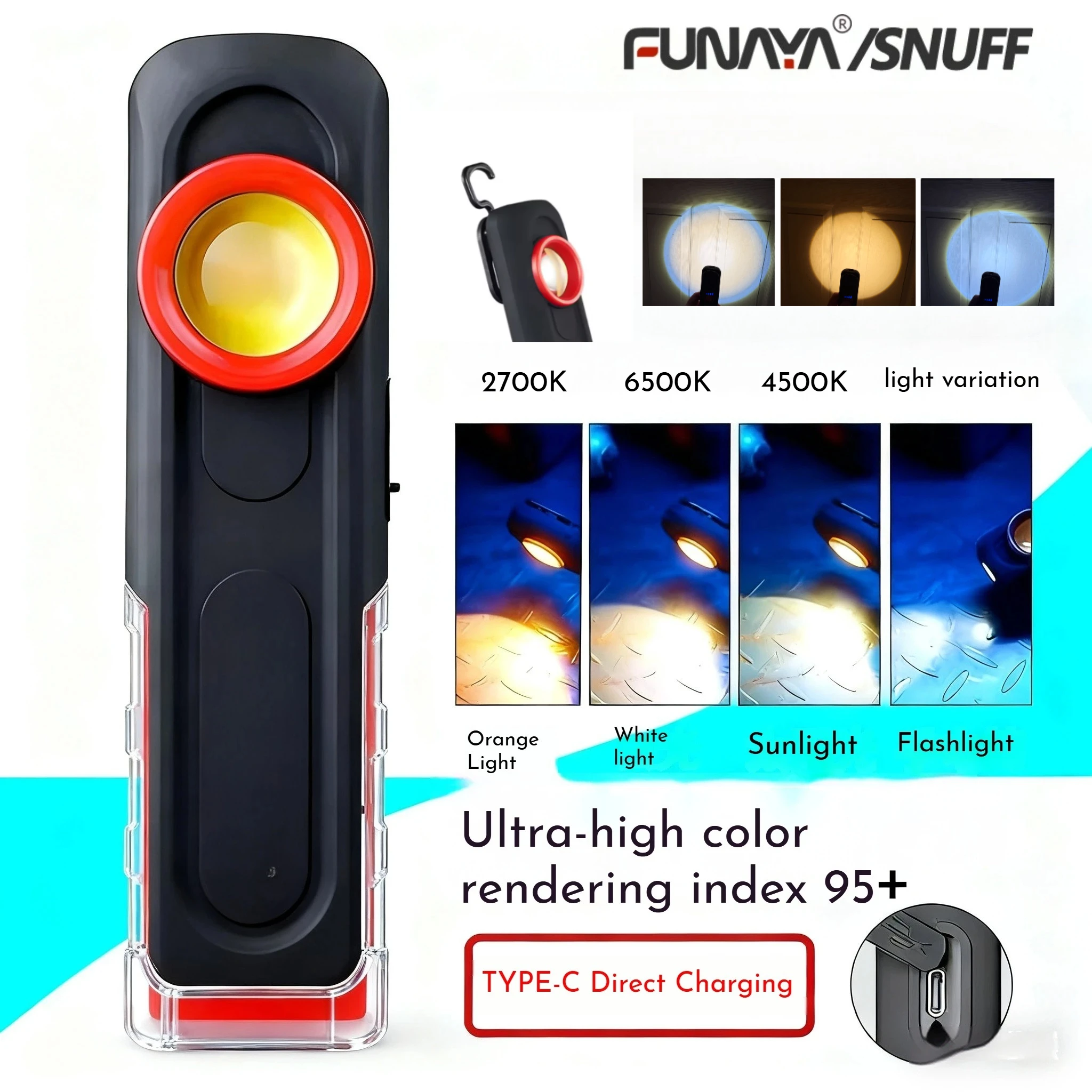 FUNAYA Portable Flashlight Car - Auto Repair Tools ulasan dan harga