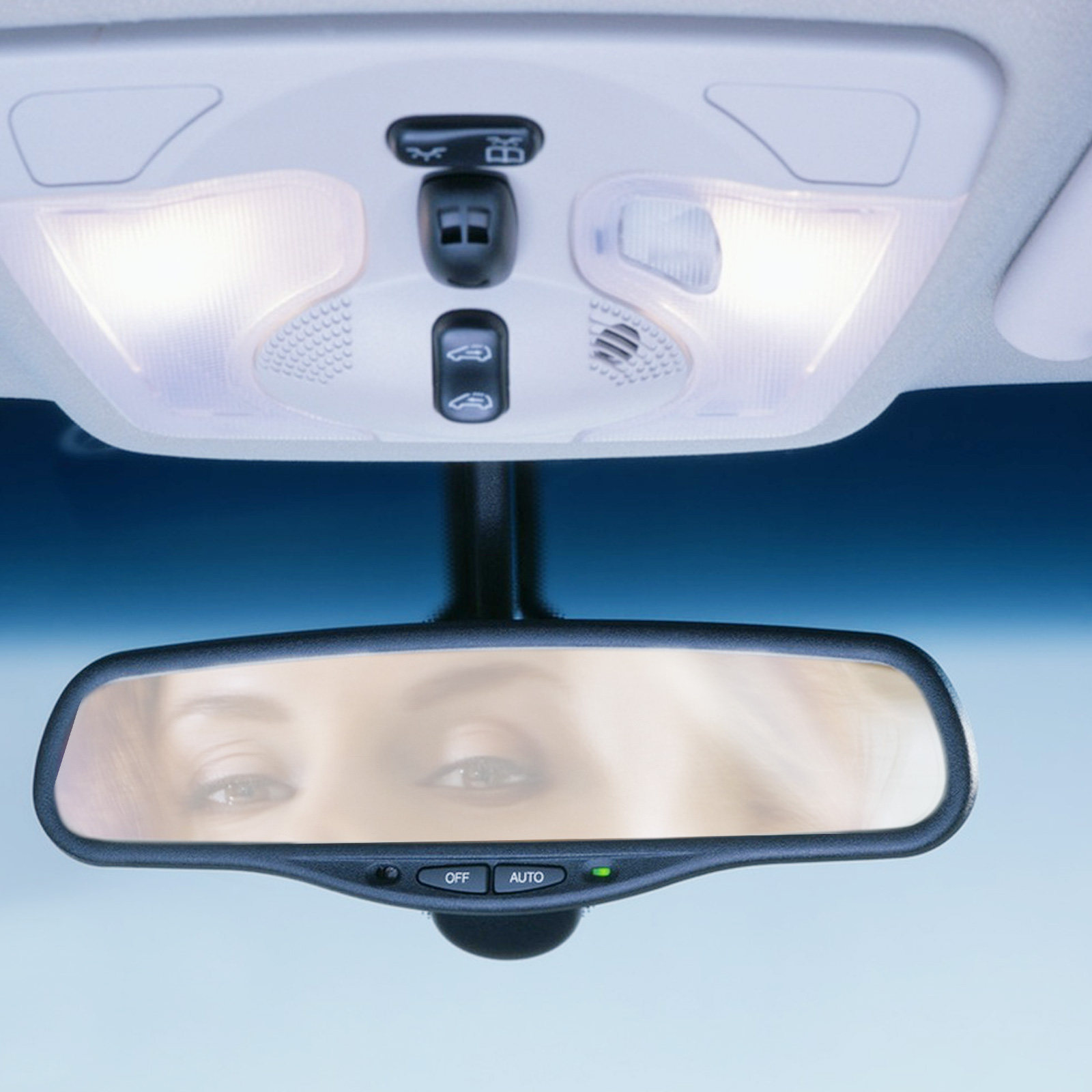 1Set Car Interior Rearview Mir - Anti Glare Car Rearview Mirror Film ulasan dan harga