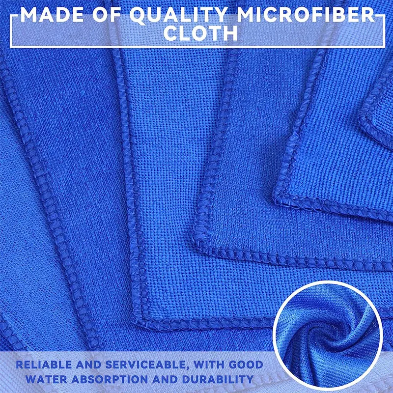 10/200PCS Microfiber Car Clean - Microfiber Car Drying Towel Super Absorbent ulasan dan harga