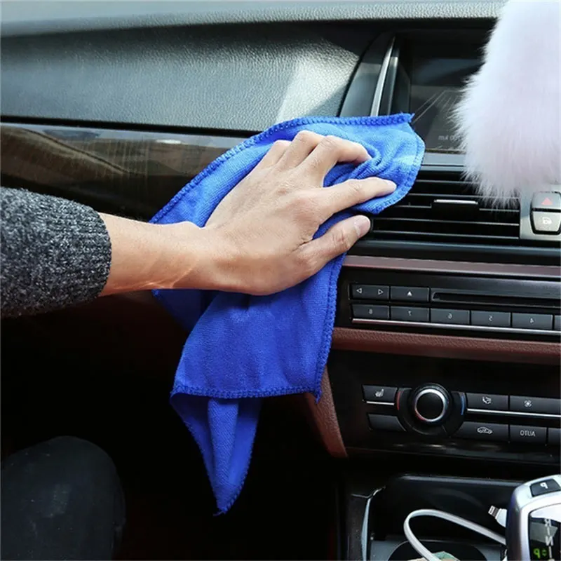 10/200PCS Microfiber Car Clean - Microfiber Car Drying Towel Super Absorbent ulasan dan harga