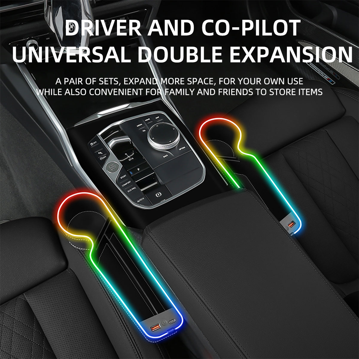 Car Seat Gap Filler Cup Holder - Seat Gap Filler Organizer With Usb Charger ulasan dan harga