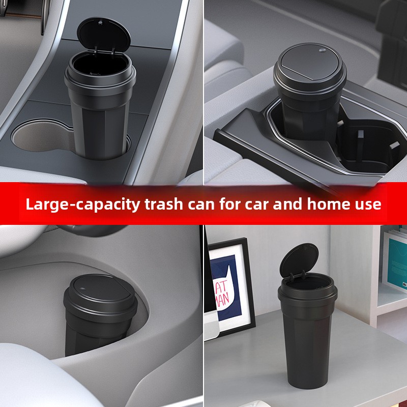 Car Trash Can Waterproof Cup H - Waterproof Car Trash Can With Lid ulasan dan harga