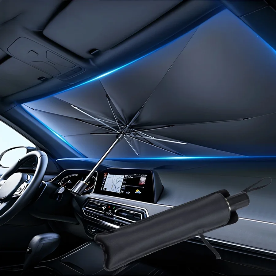 Multi Purpose Convenient Folda - Car Sunshade Windshield Umbrella Foldable ulasan dan harga