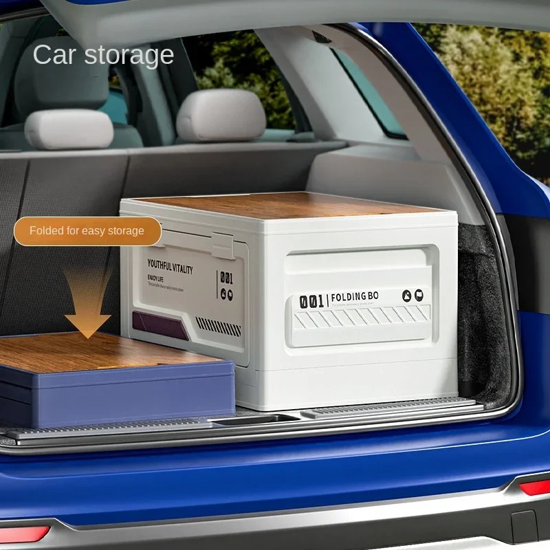 Outdoor Storage Box Camping Fo - Car Trunk Organizer Foldable Storage Box ulasan dan harga