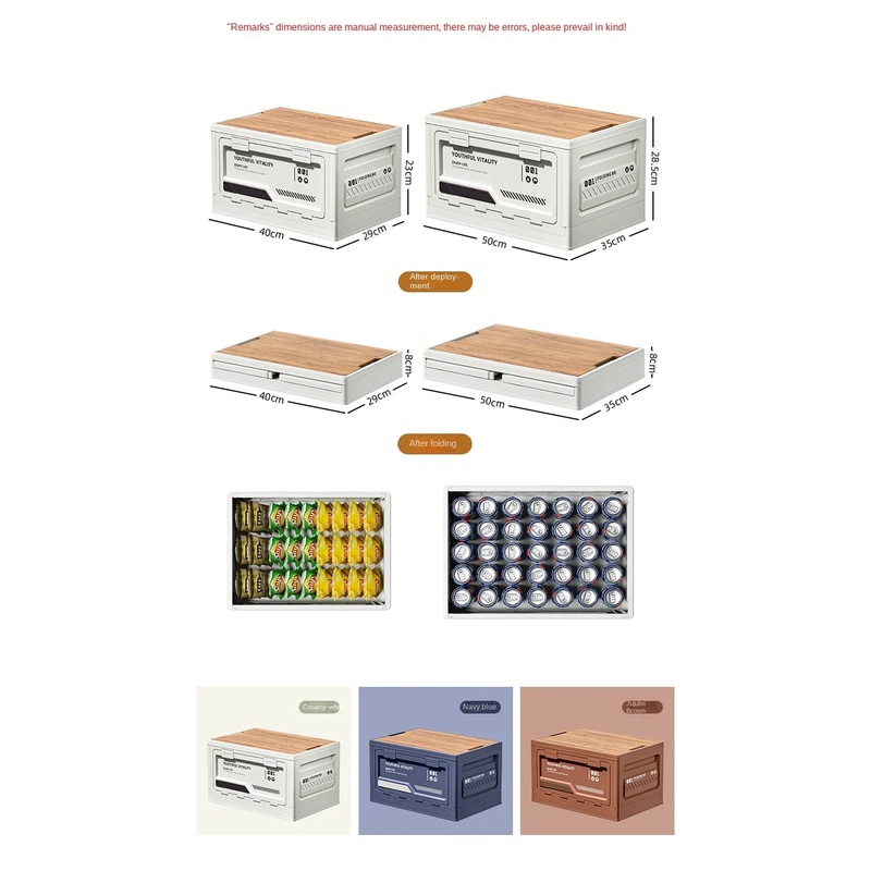 Outdoor Storage Box Camping Fo - Car Trunk Organizer Foldable Storage Box ulasan dan harga
