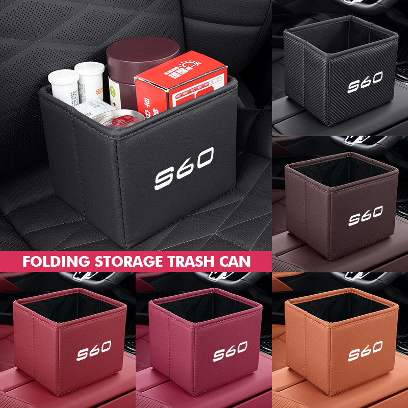 Car Trash Can Foldable Garbage - Waterproof Car Trash Can With Lid ulasan dan harga