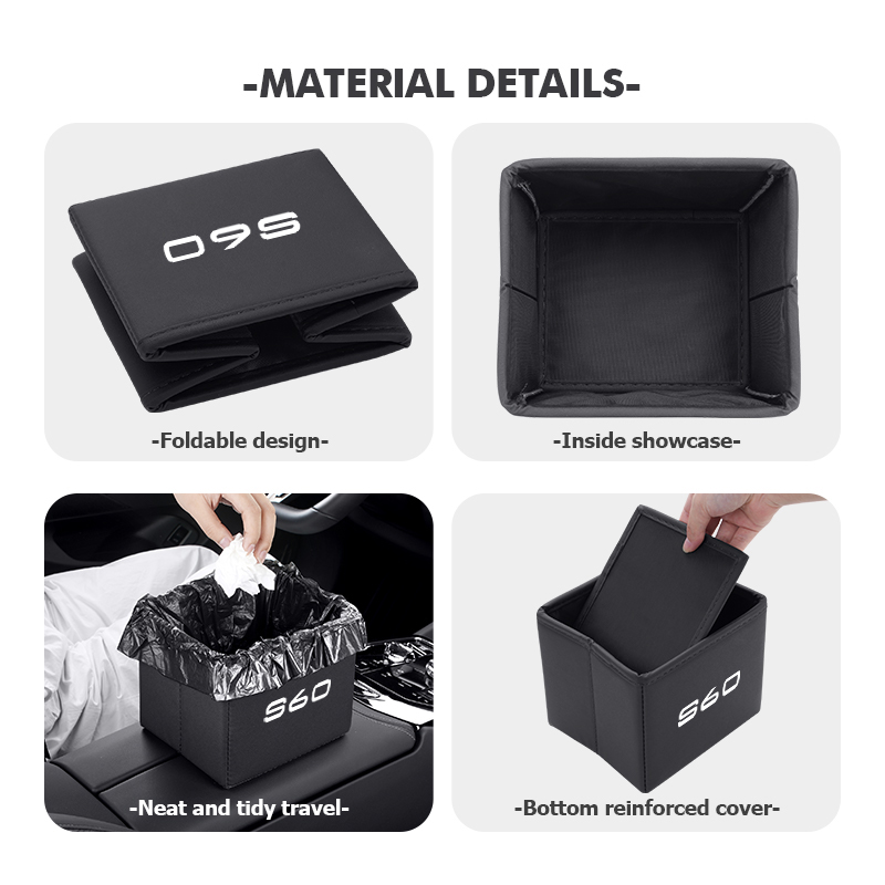 Car Trash Can Foldable Garbage - Waterproof Car Trash Can With Lid ulasan dan harga