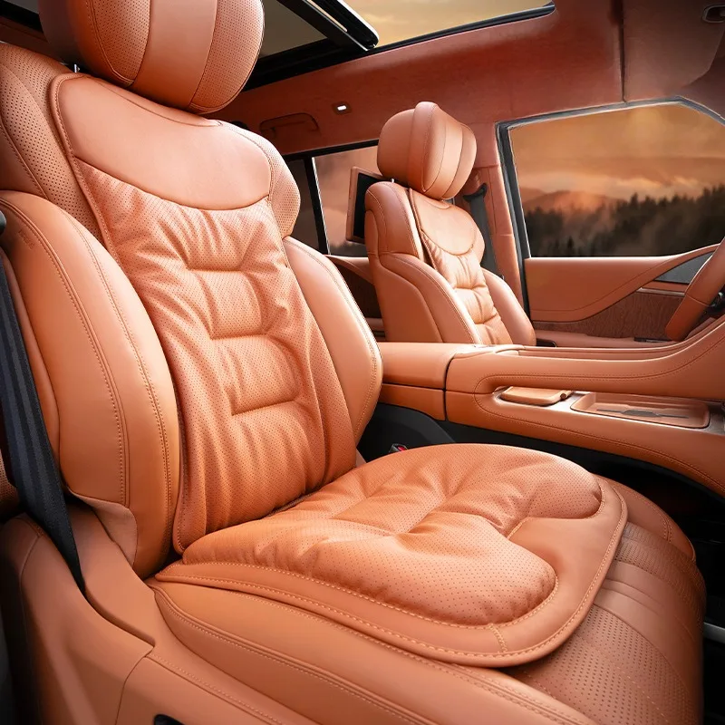 Universal Nappa Leather Soft C - Leather Car Seat Covers Full Set Universal ulasan dan harga