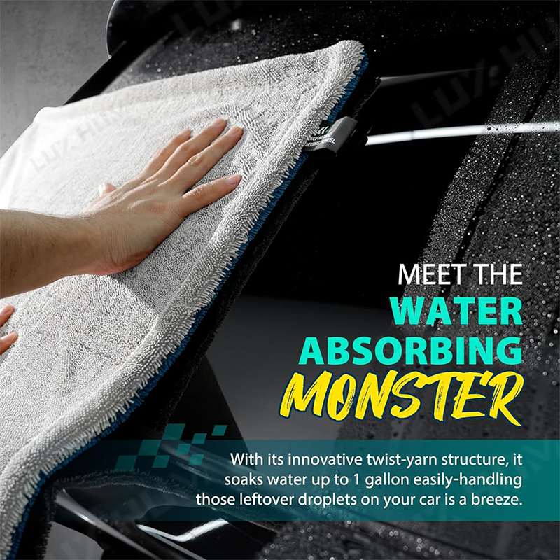 1400GSM Thick Car Drying Towel - Microfiber Car Drying Towel Super Absorbent ulasan dan harga