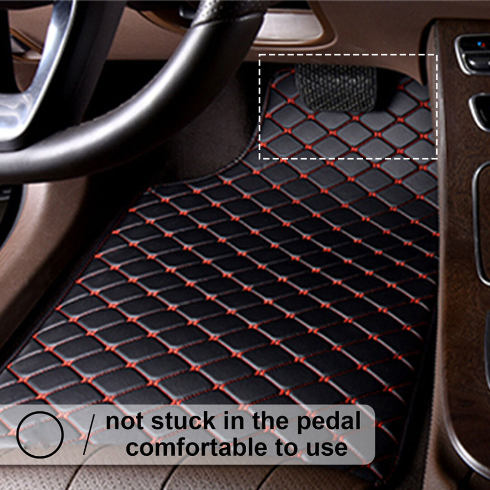 5PCS/Set Leather Car Floor Mat - Car Floor Mats Universal Waterproof Leather ulasan dan harga