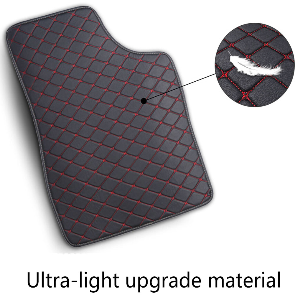 5PCS/Set Leather Car Floor Mat - Car Floor Mats Universal Waterproof Leather ulasan dan harga