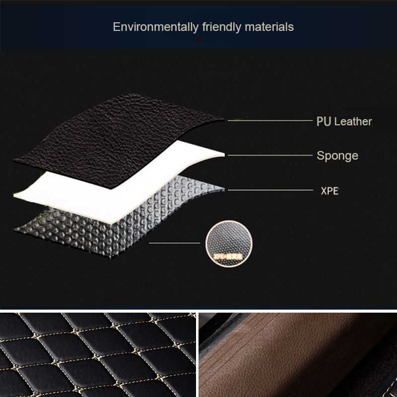 Kcimo 5Pcs Car Floor Mats PU L - Car Floor Mats Universal Waterproof Leather ulasan dan harga