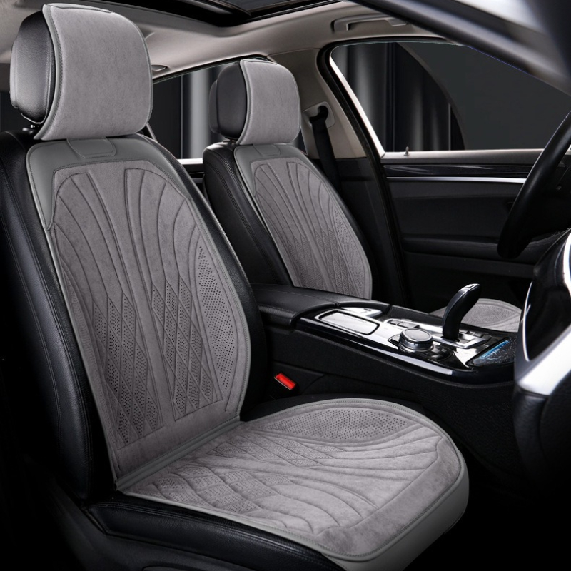 Luxury Suede Leather Car Seat  - Leather Car Seat Covers Full Set Universal ulasan dan harga