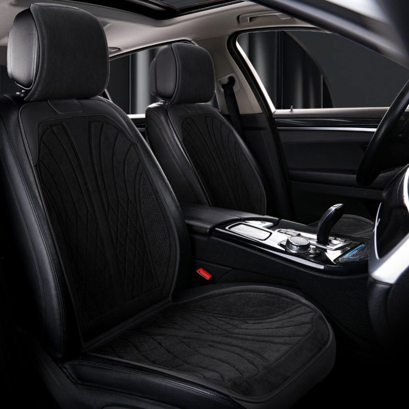 Luxury Suede Leather Car Seat  - Leather Car Seat Covers Full Set Universal ulasan dan harga