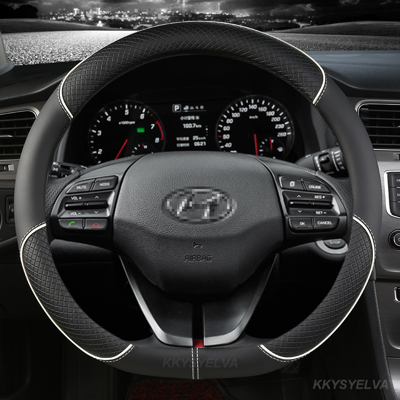 Microfiber Leather Car Steerin - Car Steering Wheel Cover Anti Slip Breathable ulasan dan harga