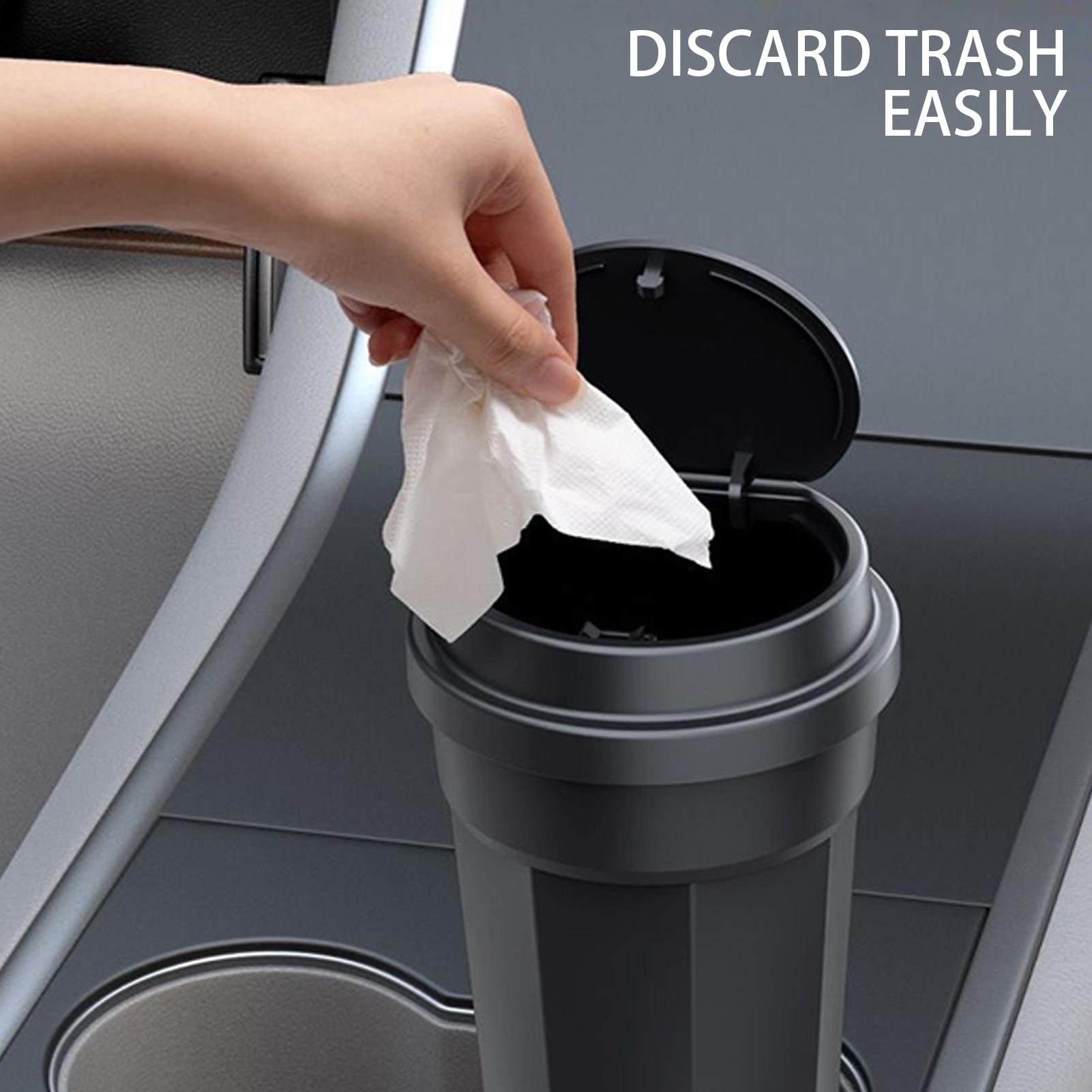 Car Garbage Can Cup Holder Mul - Waterproof Car Trash Can With Lid ulasan dan harga