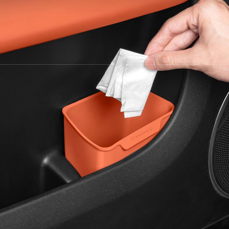 Universal Car Door Trash Can M - Waterproof Car Trash Can With Lid ulasan dan harga
