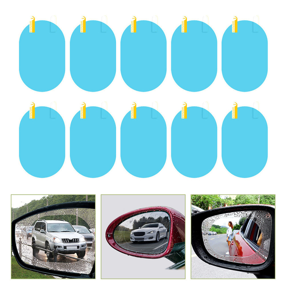 5Pairs Car Rearview Rainproof  - Anti Glare Car Rearview Mirror Film ulasan dan harga